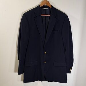 Joseph & Feiss Navy Blazer with Gold Buttons